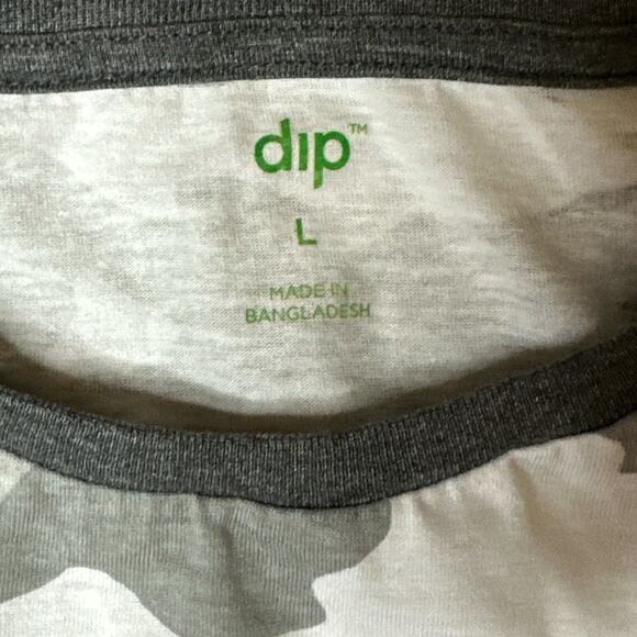 Dip T-shirt Short Sleeve Large‎ Gray Camouflage Camo Tee - Picture 3 of 5